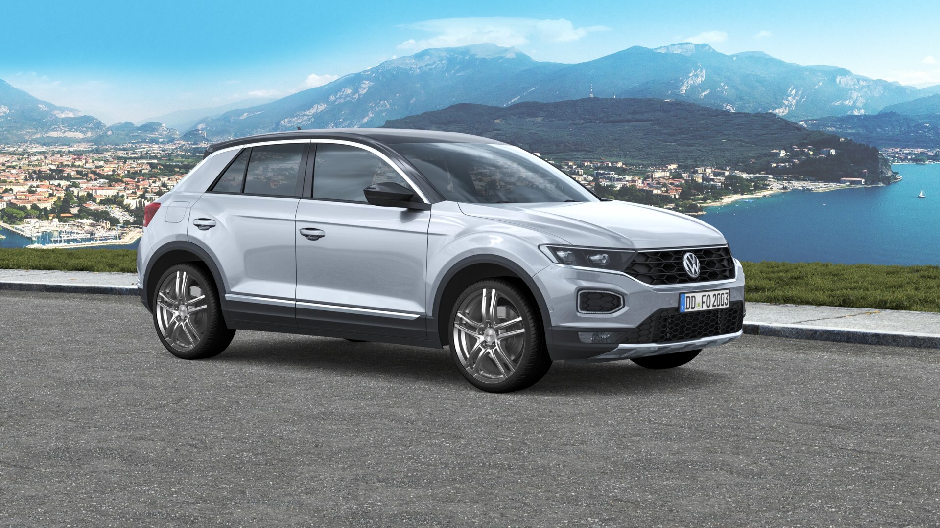 Dezent TZ Silver für Ihren VW T-Roc | felgenoutlet.de