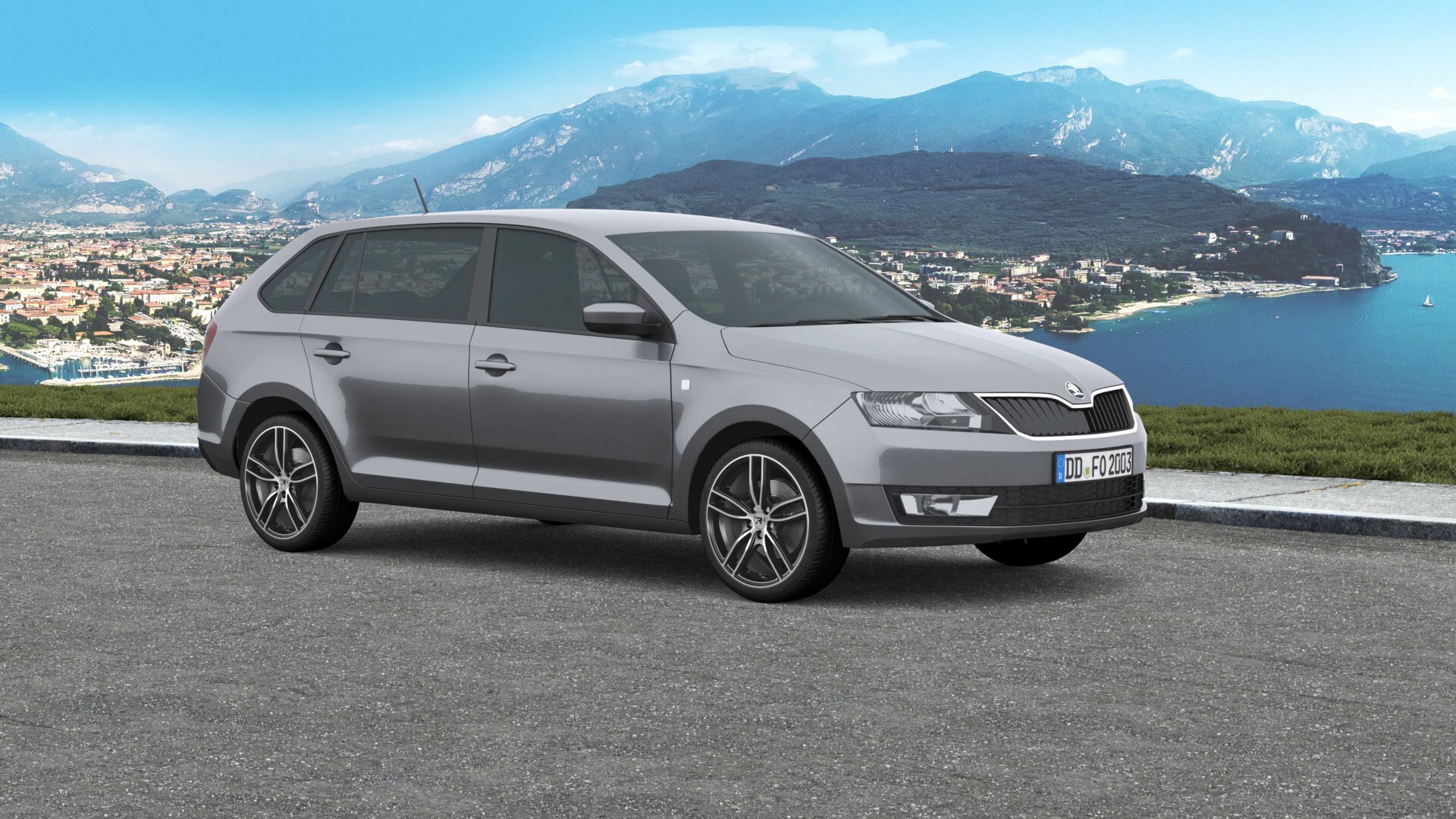 Skoda rapid black